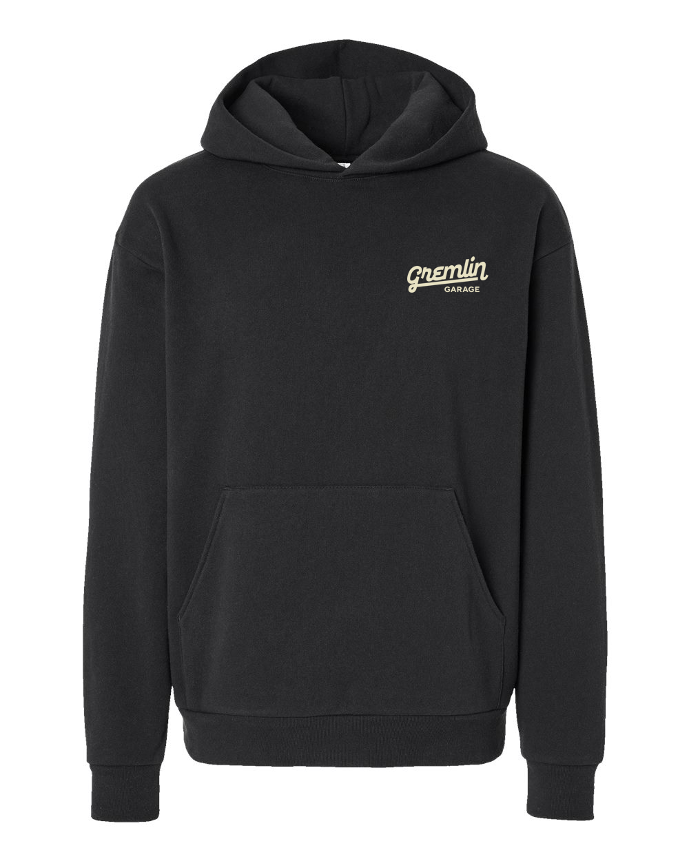 Gremlin Rope Hoodie (Cream Lettering)