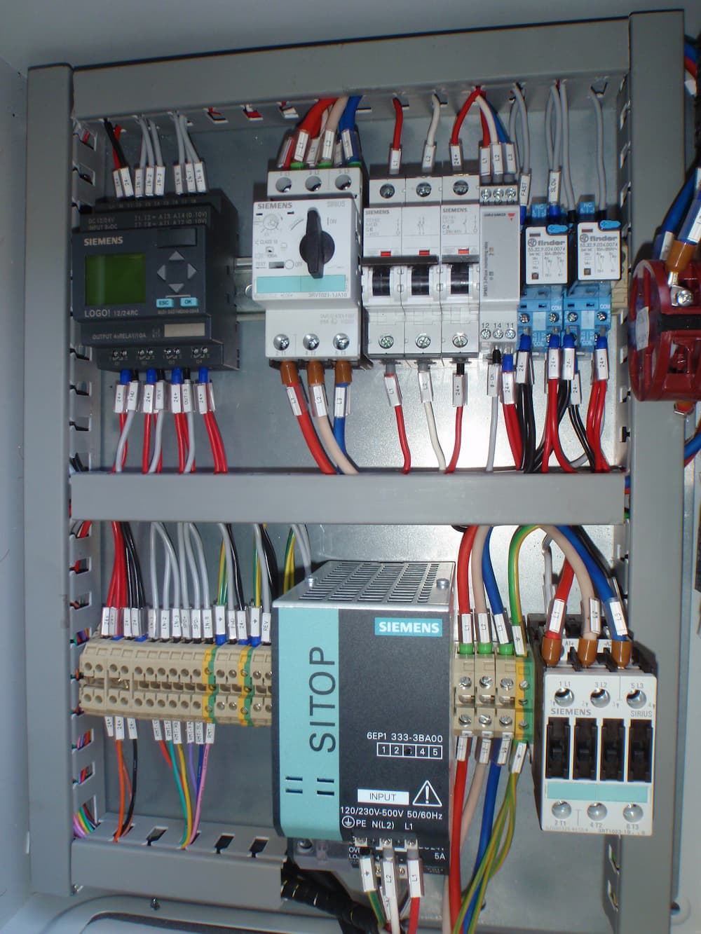 Close Up View Of Wirings In Circuit Breaker — Barnes Electrical in Gladstone, QLD