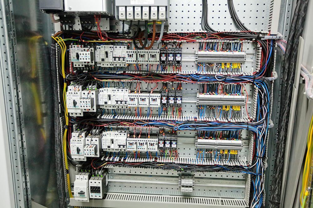 Commercial Electrical Cabinet Fuse Board — Barnes Electrical in Gladstone, QLD