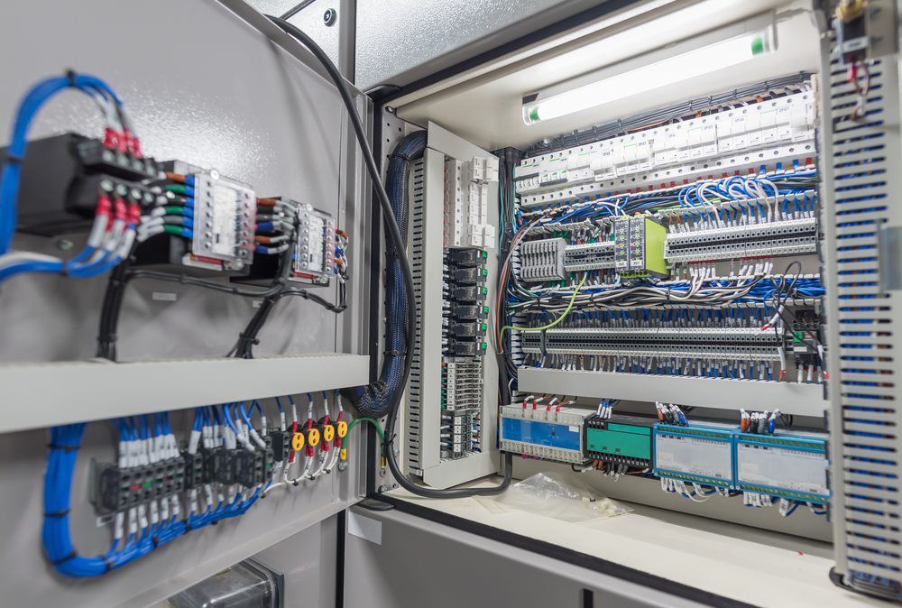Electrical Switch Panel Of Switch Gear At Power Plant — Barnes Electrical in Gladstone, QLD