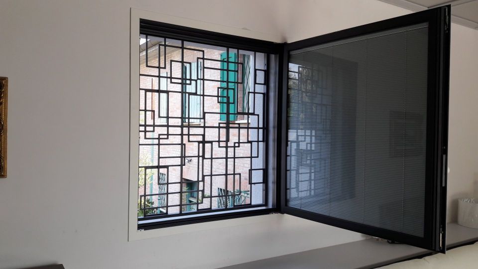 Inferriata per serramenti di finestra quadrata - Mafer bologna