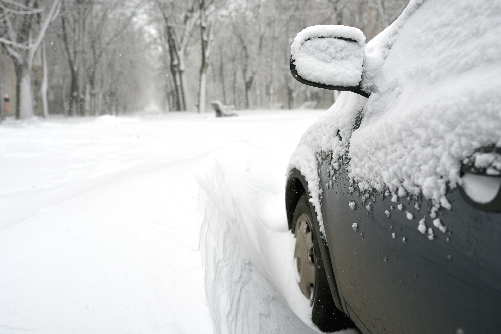 Car during winter