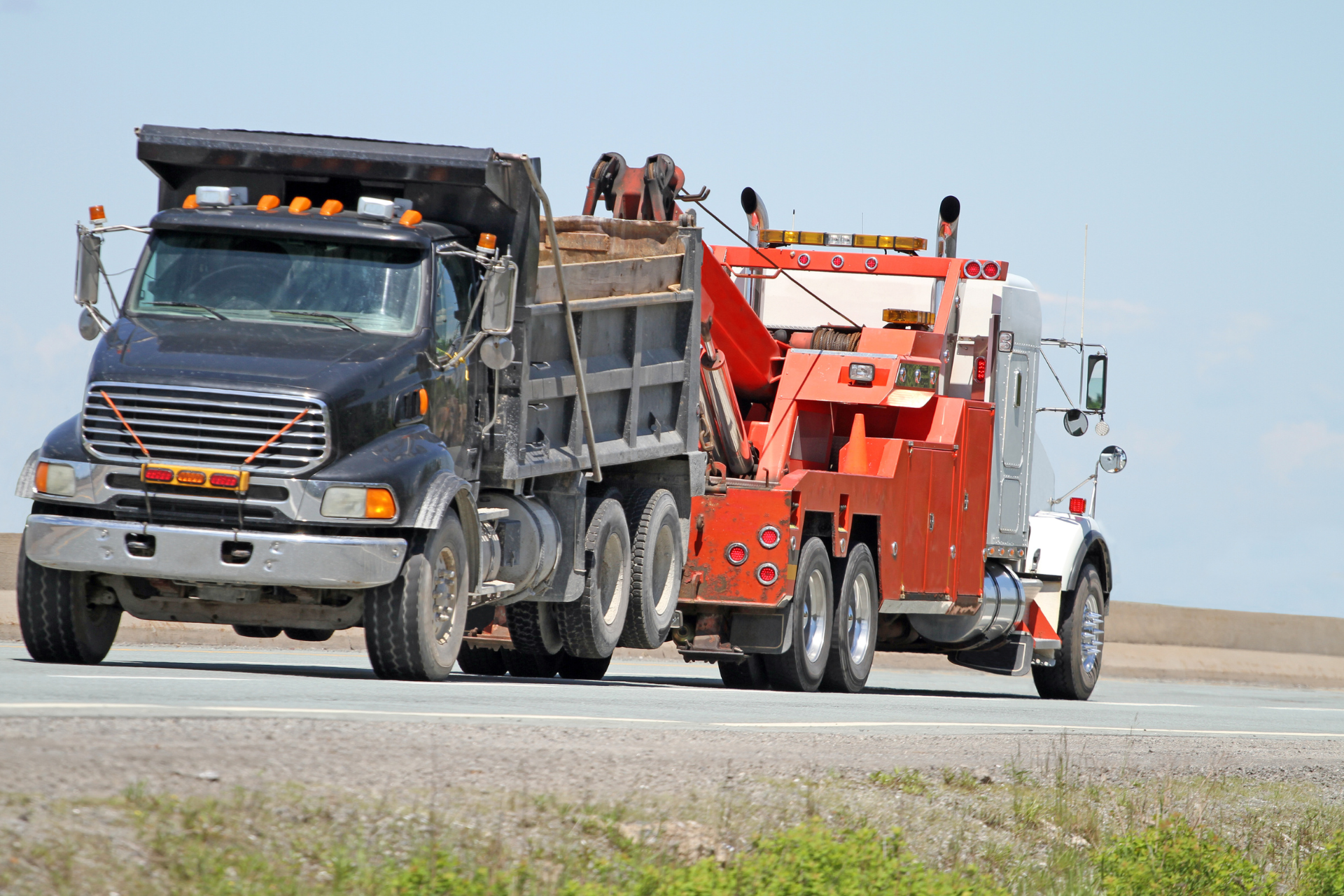 Towing a Truck