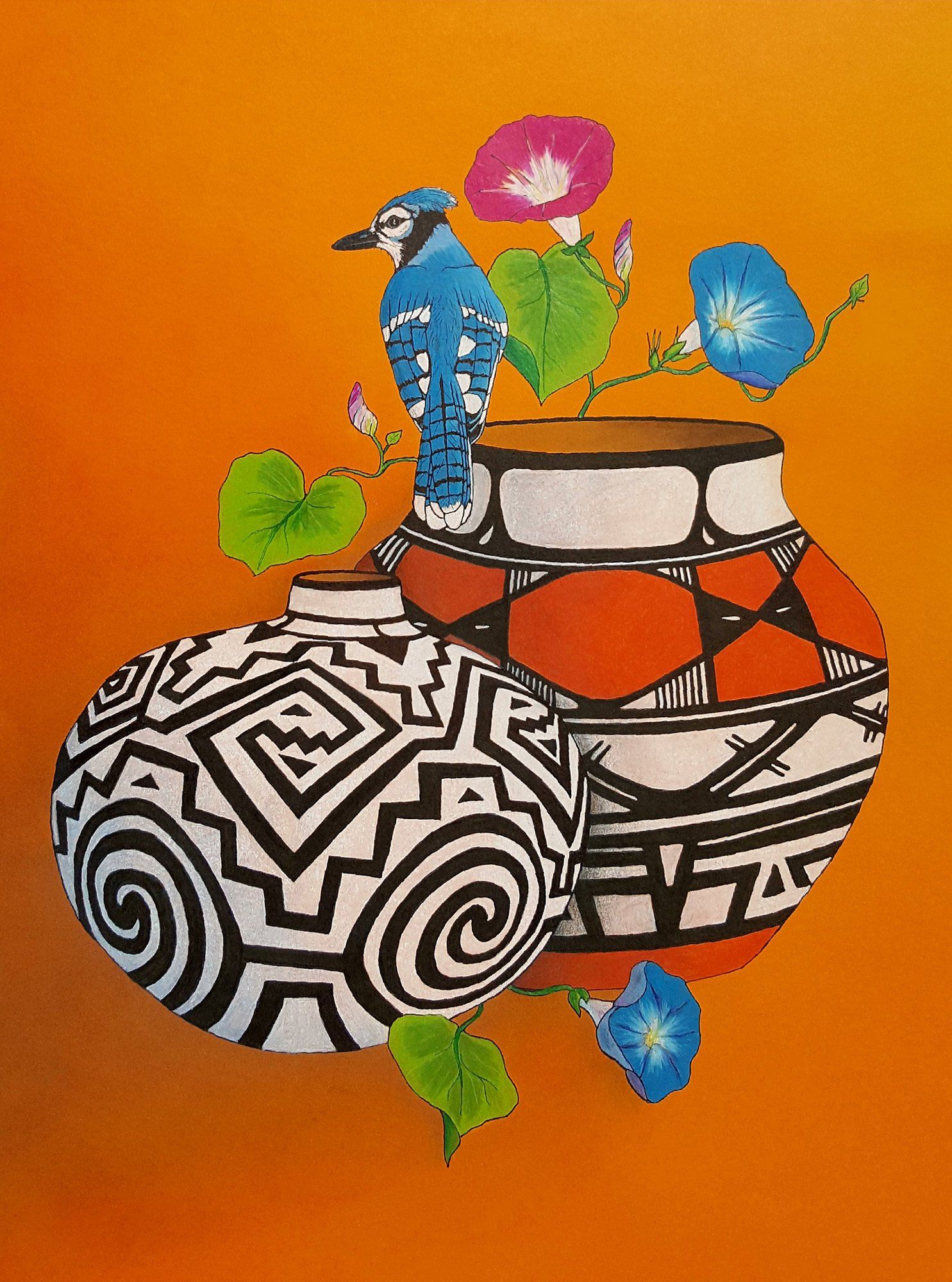 The Lookout, a Southwestern original piece of art by Mel Ratliff in New Mexico