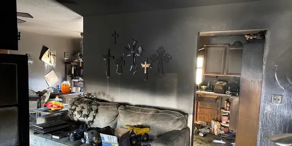 Fire & Water Damage Before and After
