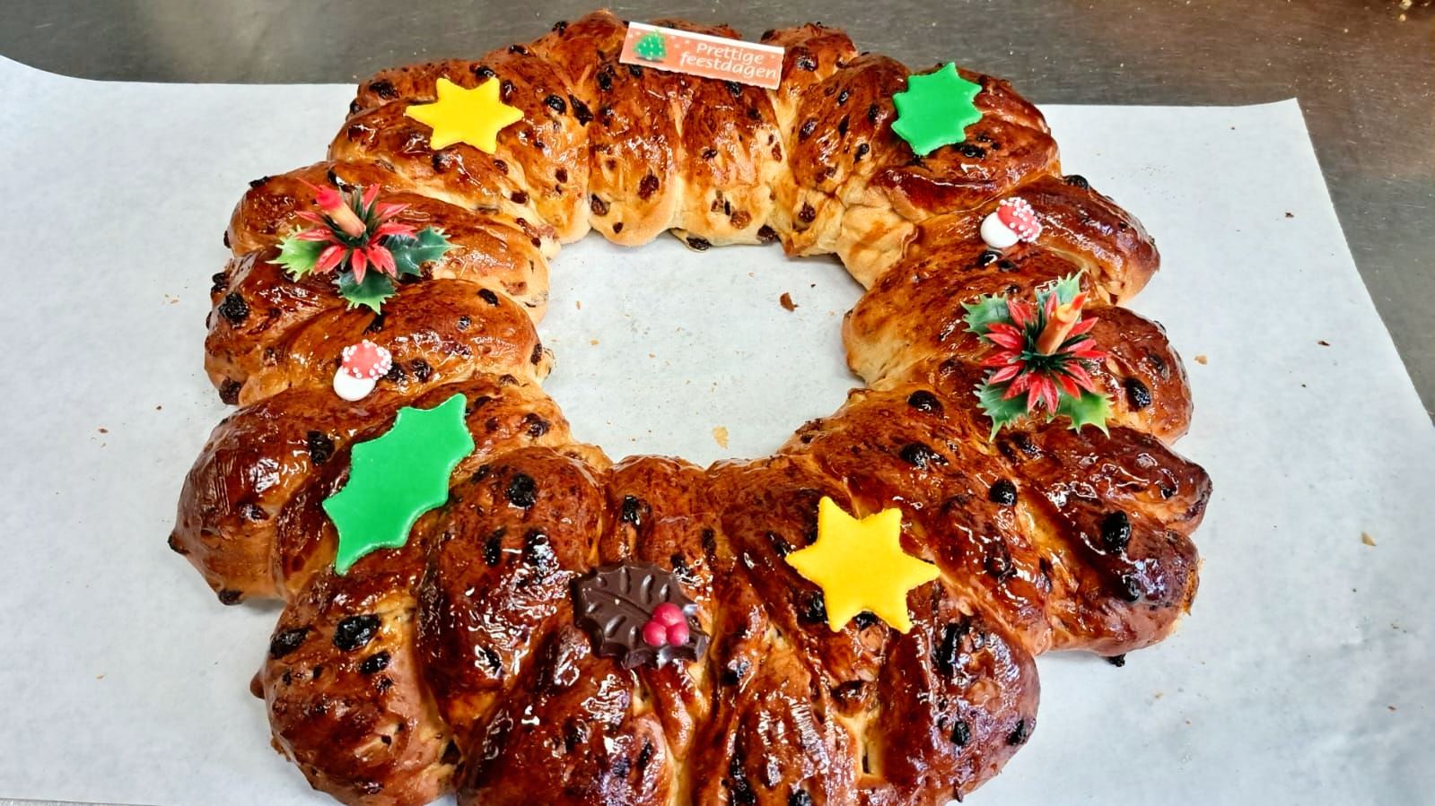 Kerststol, kerstkransjes, gehaktstaaf en nog veel meer kerst artikelen