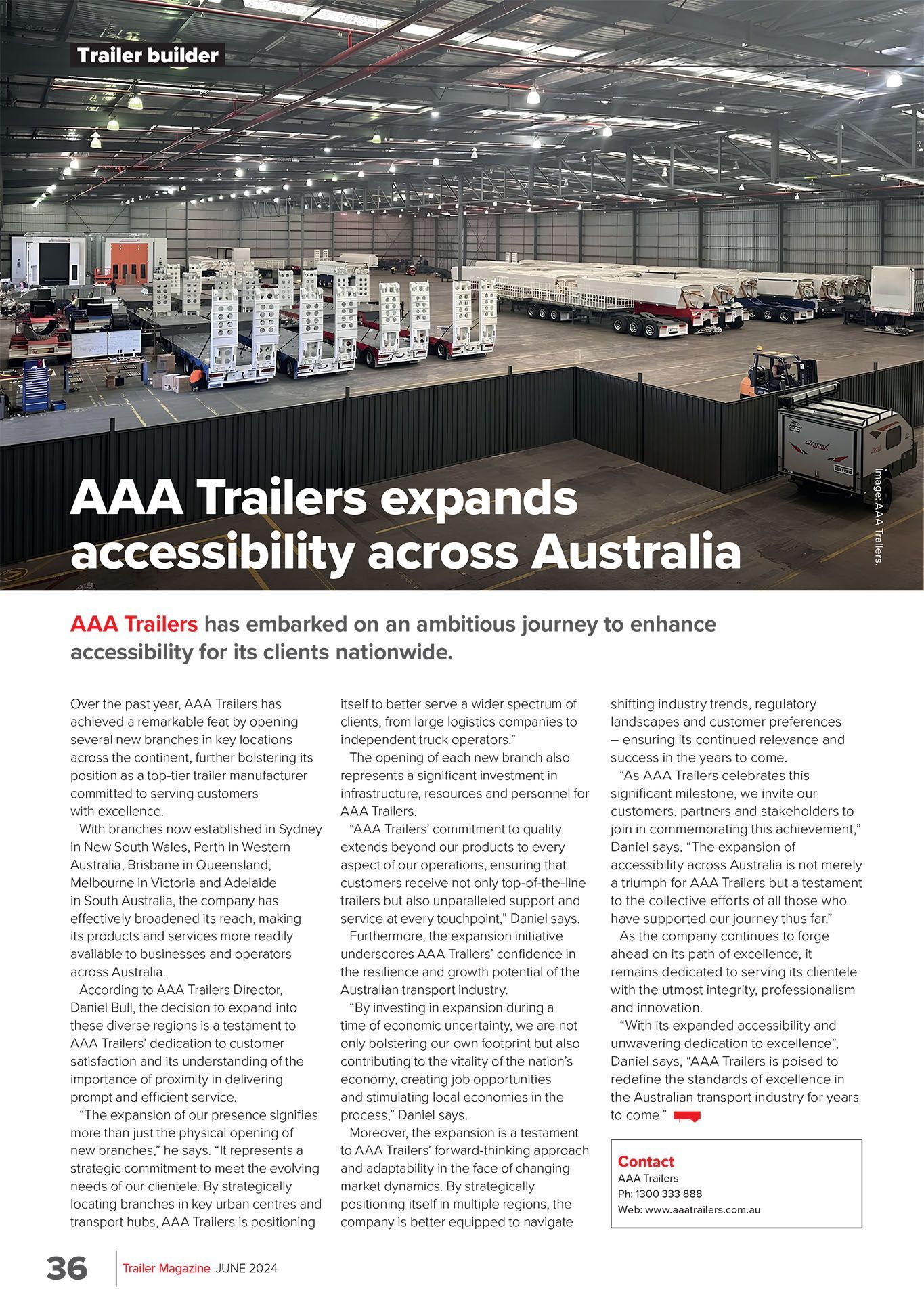 AAA Trailers Expands Accessibility Across Australia publication