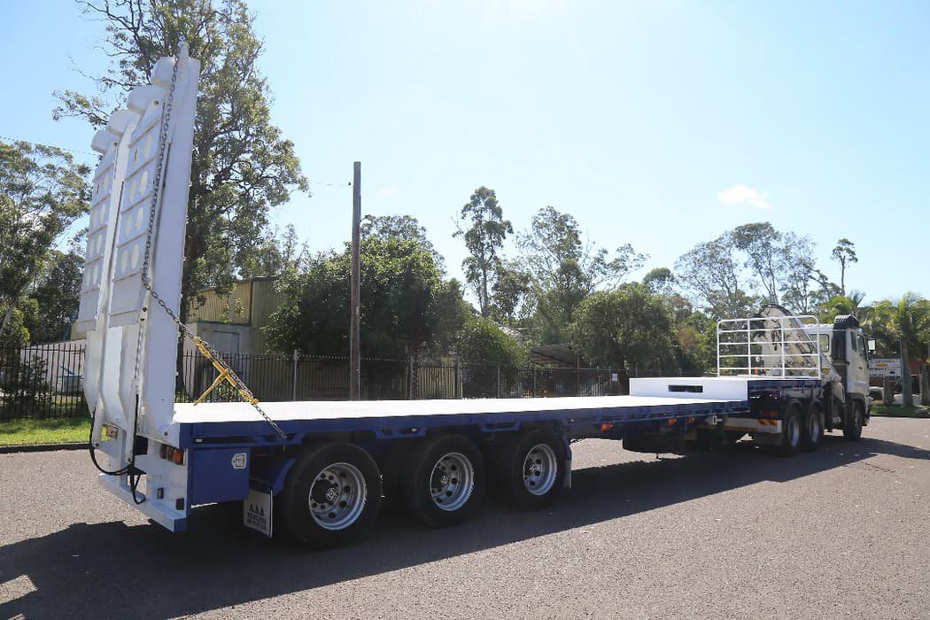 45’ Drop Deck Extendable Trailer | AAA Trailers Perth