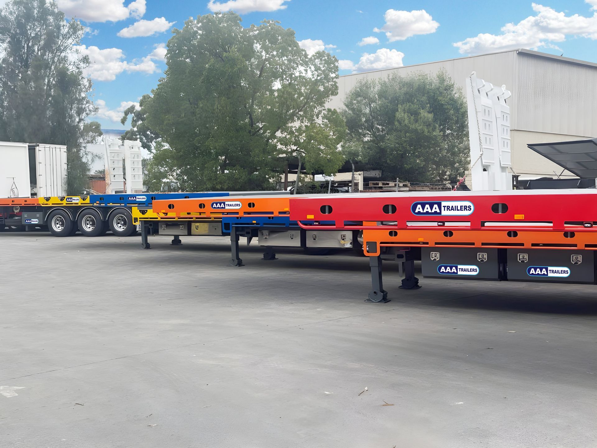 Custom Coloured Truck Trailers