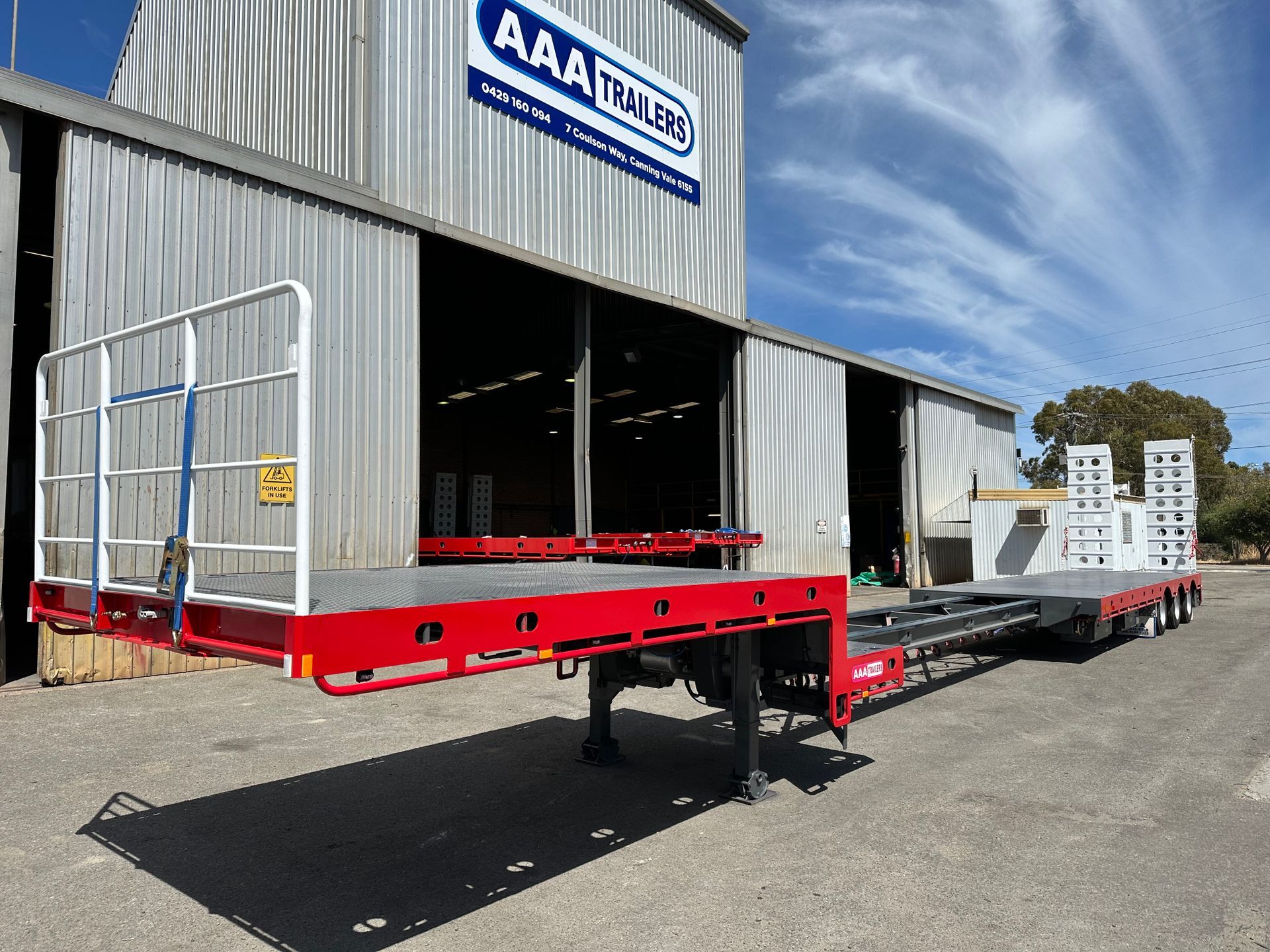 extendable drop deck side