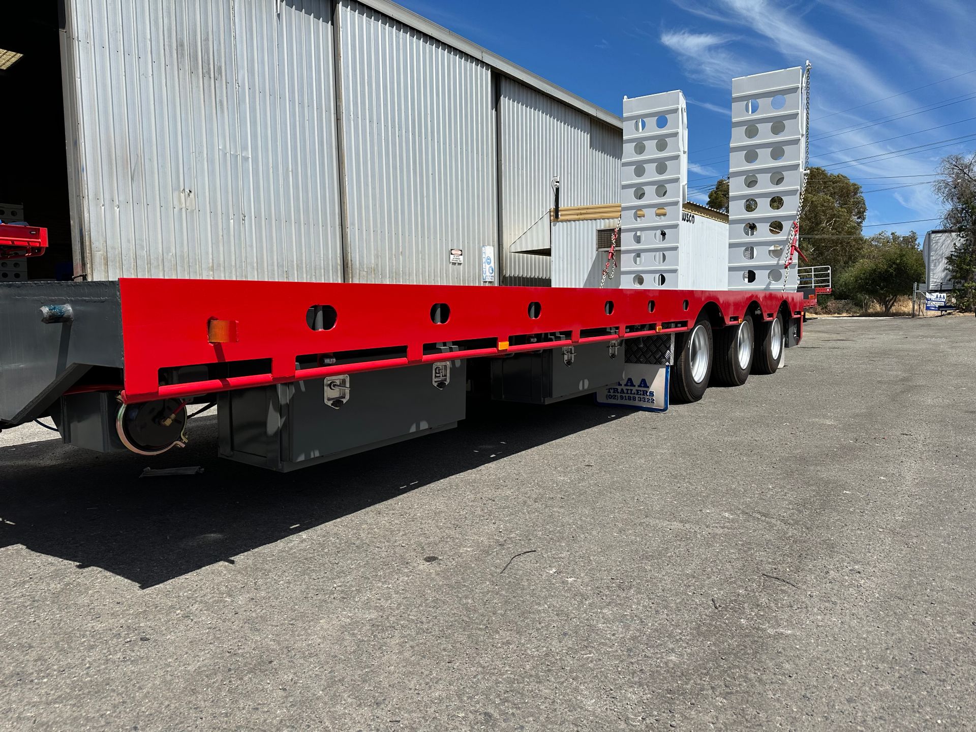 extendable drop deck side view