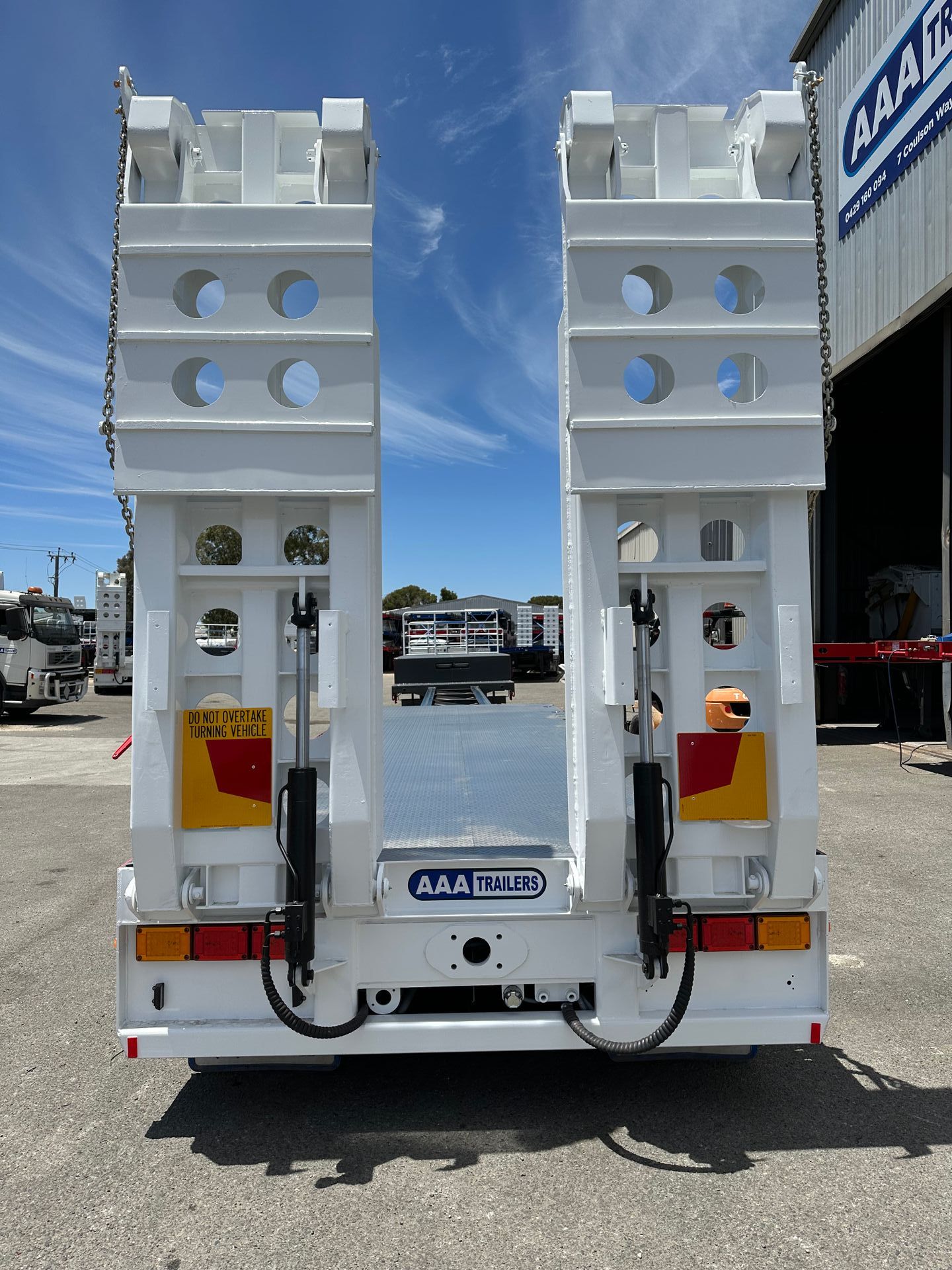extendable drop deck rear
