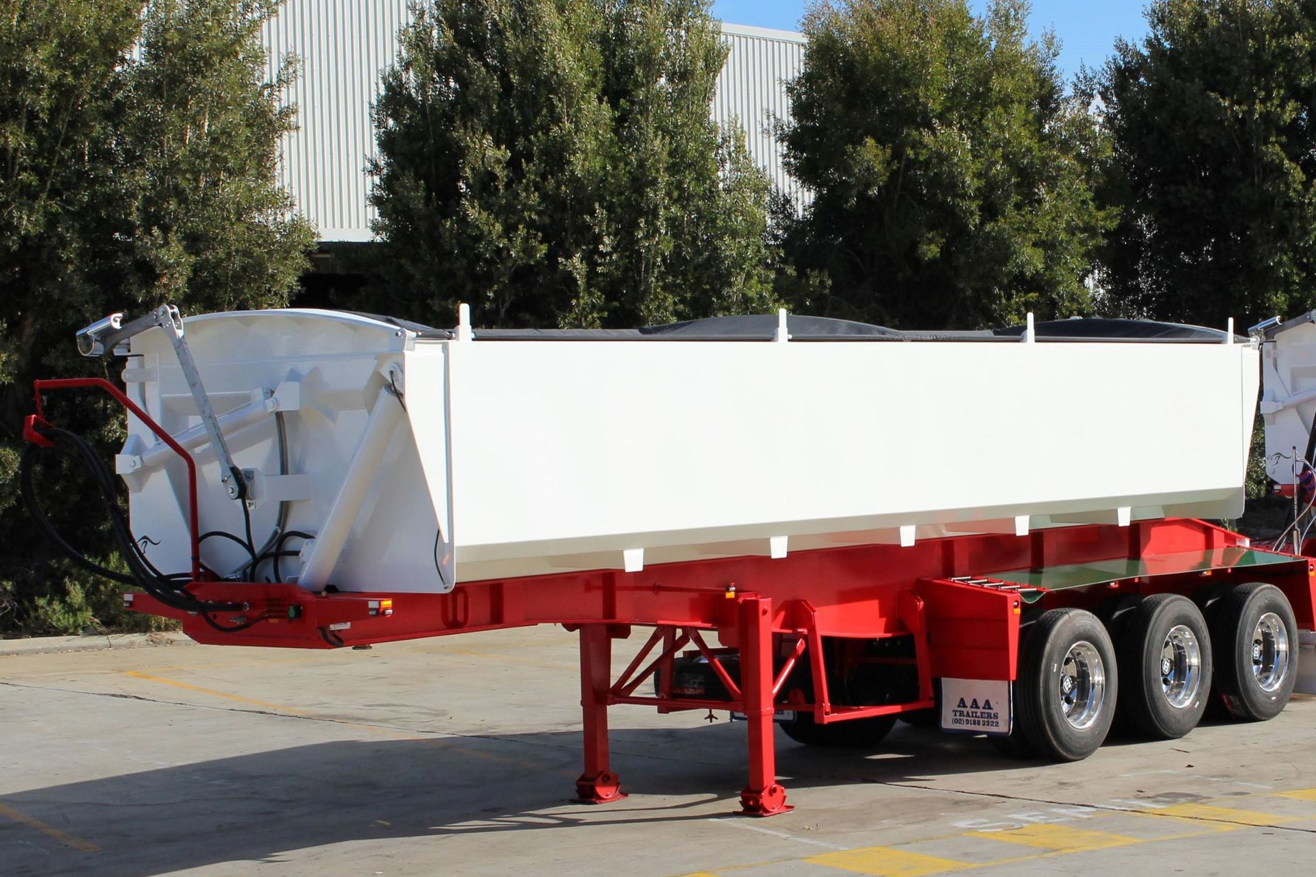 a side tipper from AAA Trailers