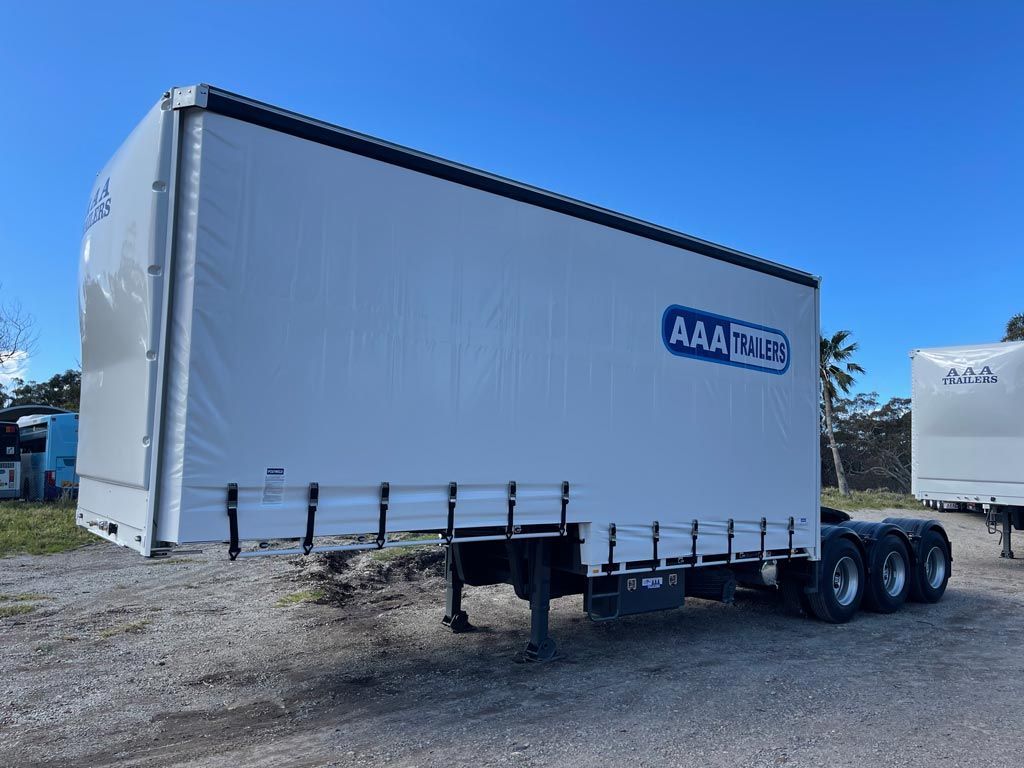 tautliner A trailer drop deck side