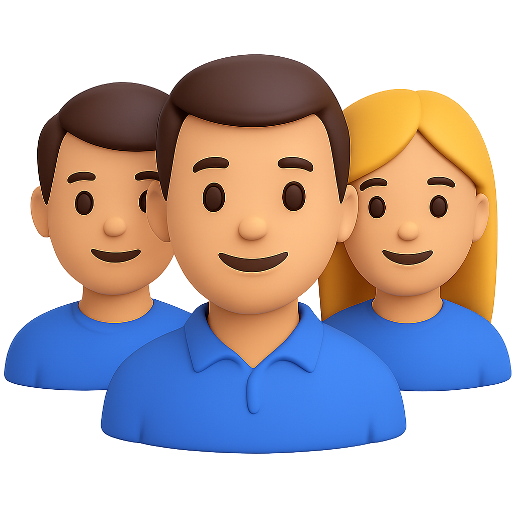 A group of people are standing next to each other and smiling.