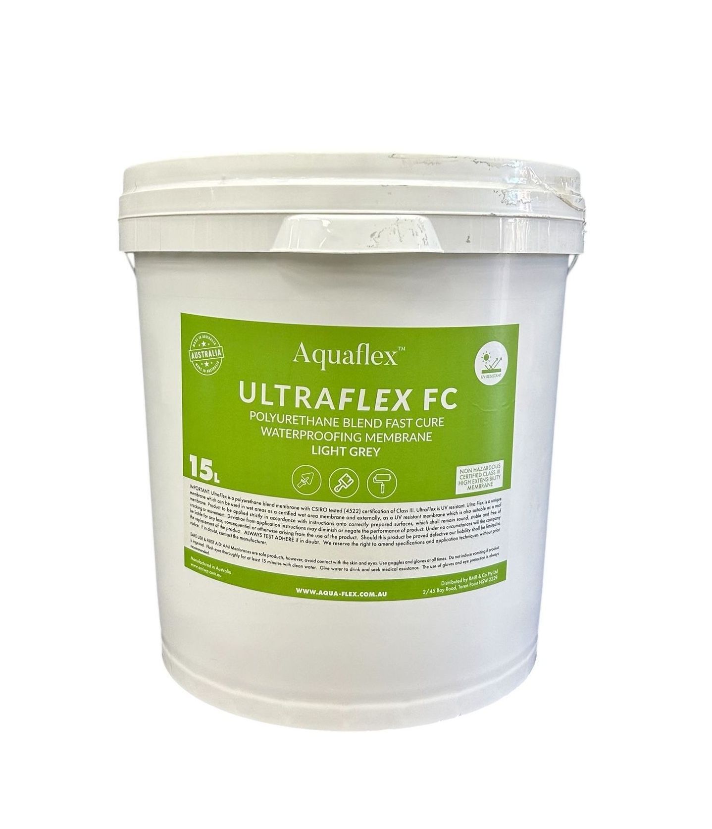 Aquaflex Ultraflex FC UV stable Light trafficable Grey External Waterproofing Membrane 15L