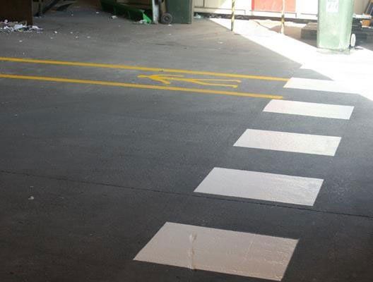 A parent-and-child symbol in a parking bay