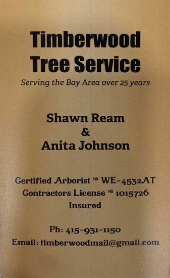 Tree Services – Vacaville, CA – Timberwood Tree Service