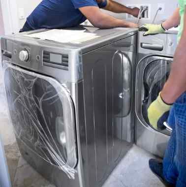 washer and dryer removal