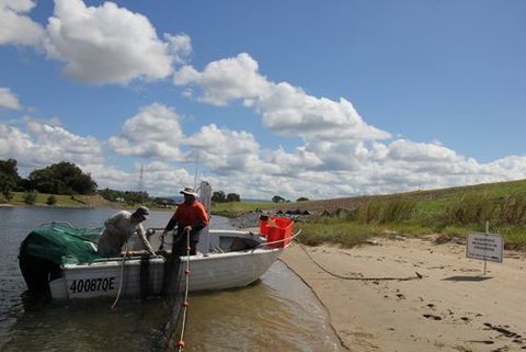 People going in for fishing