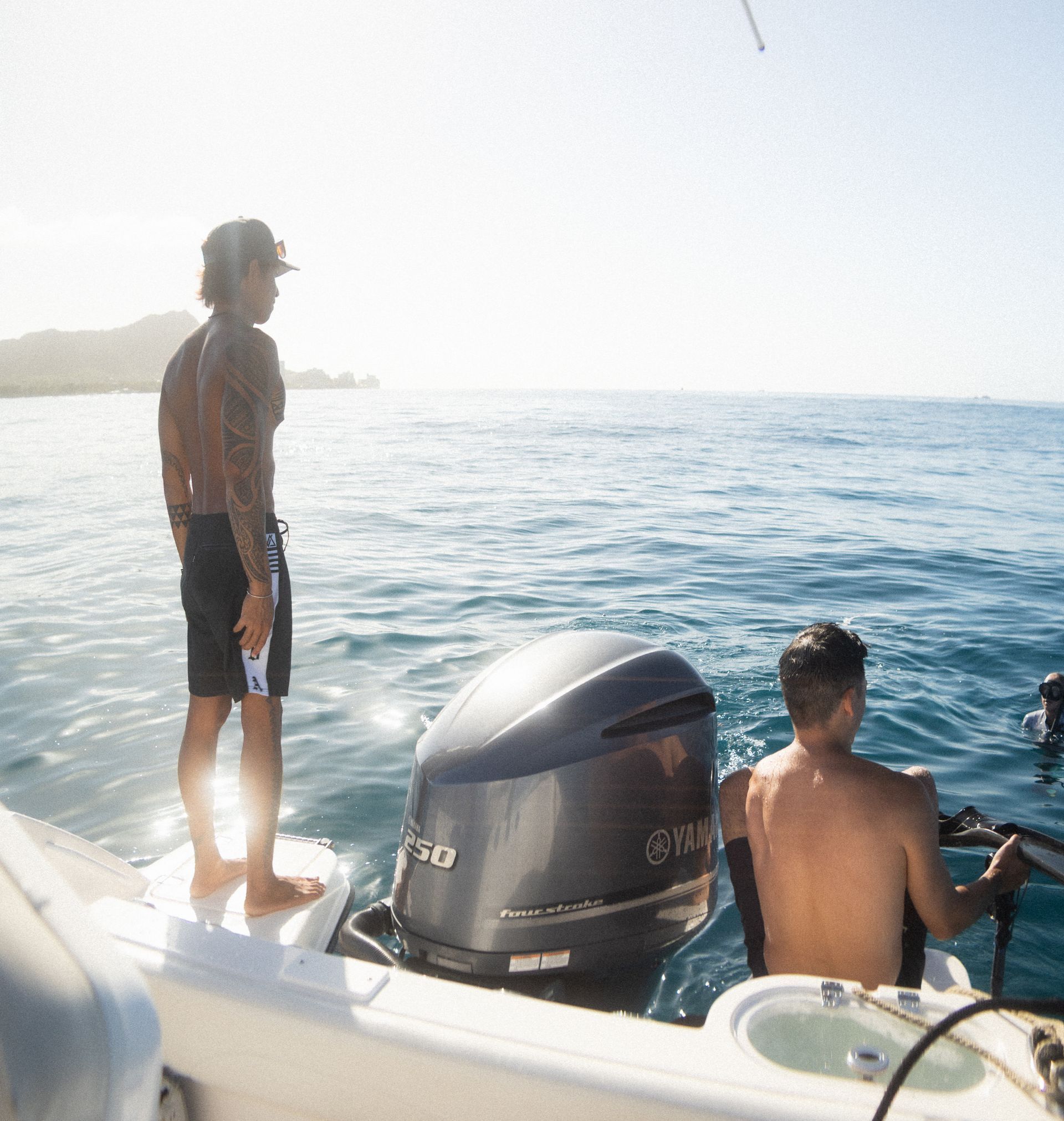 Our captain & safety making sure everyone is OK