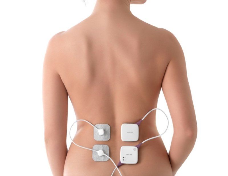 Elettrostimolatore su schiena