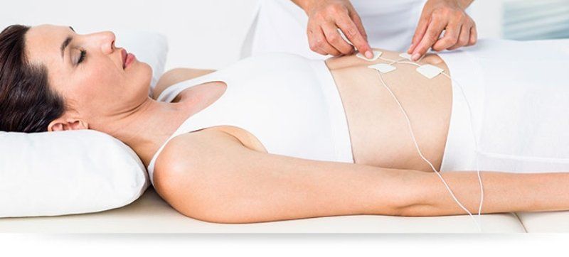 Elettrostimolatore su pancia