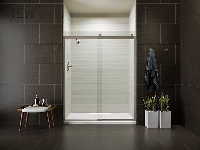 Shower with Sliding Glass Door  — Moline, IL — Midwest Bath Co.
