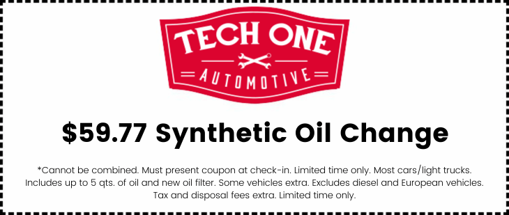 Synthetic Oil Change Special
