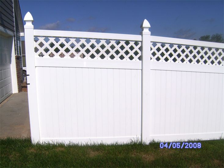 Beautiful New Vinyl Fence — Madison, TN — Music City Fence Company