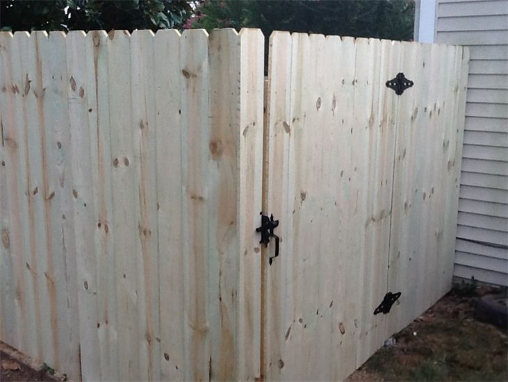 Newly Installed Backyard Fence — Madison, TN — Music City Fence Company