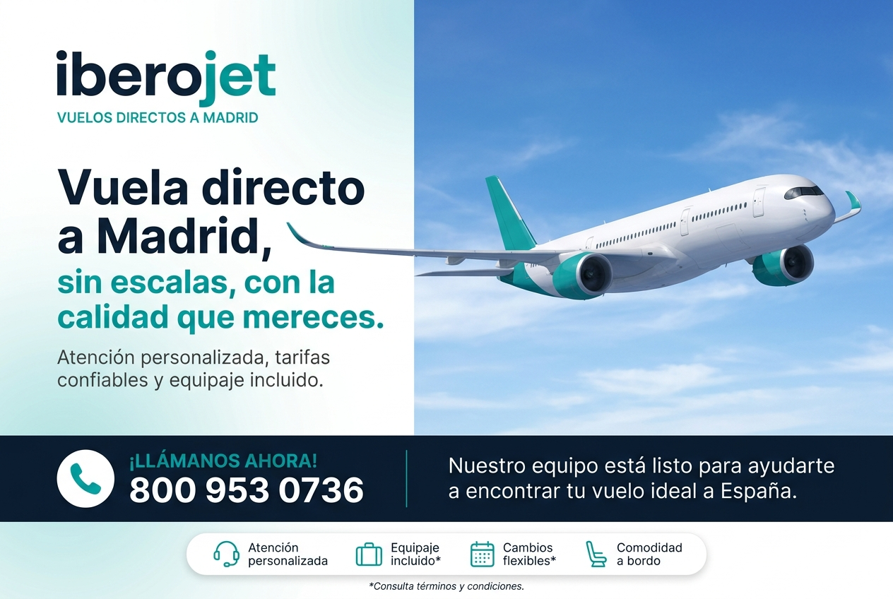 Iberojet Agencia autorizada - Llama al 800 953 0736