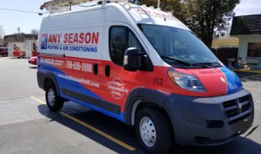 Dry Vent Cleaning — Guy Working On Ceiling Unit in Tinley Park, IL