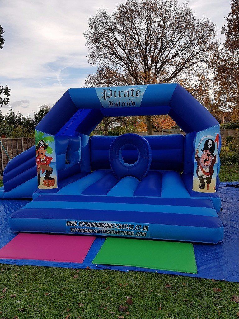 pirate theme slide combo bouncy castle