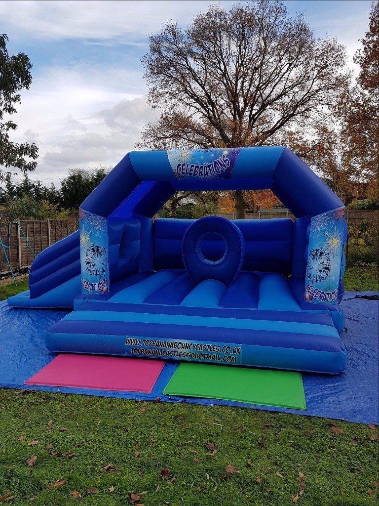 celebration theme slide combo bouncy castle