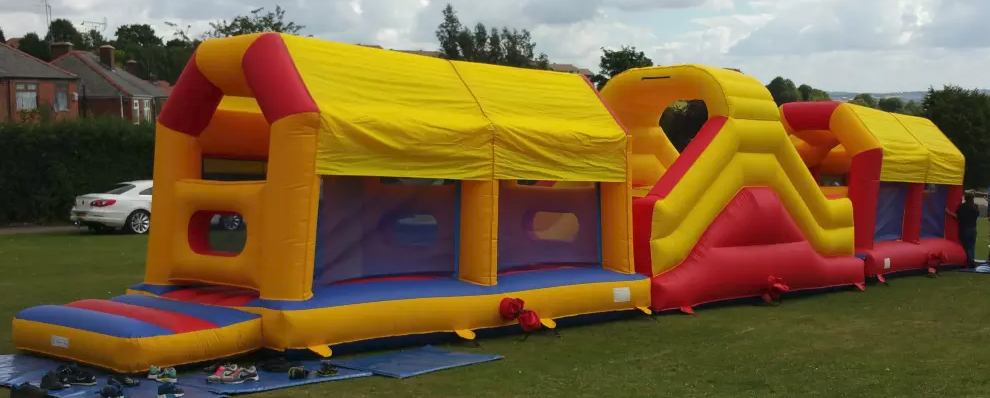 3 part inflatable obstacle course
