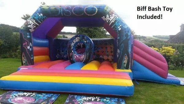 disco theme slide combo bouncy castle