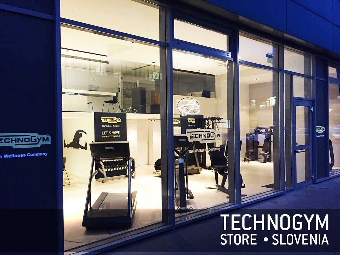 Technogym showroom Slovenia Ljubljana