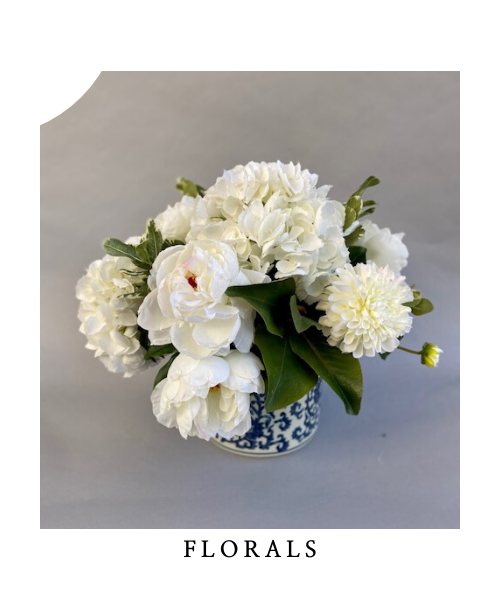 elegant white floral arrangement