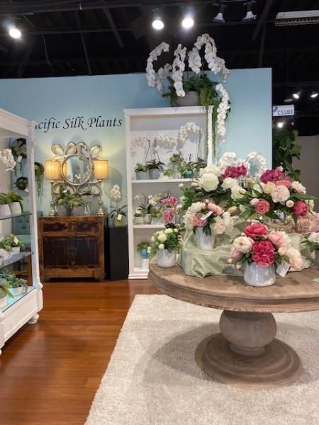 Beautiful arrangements of silk florals