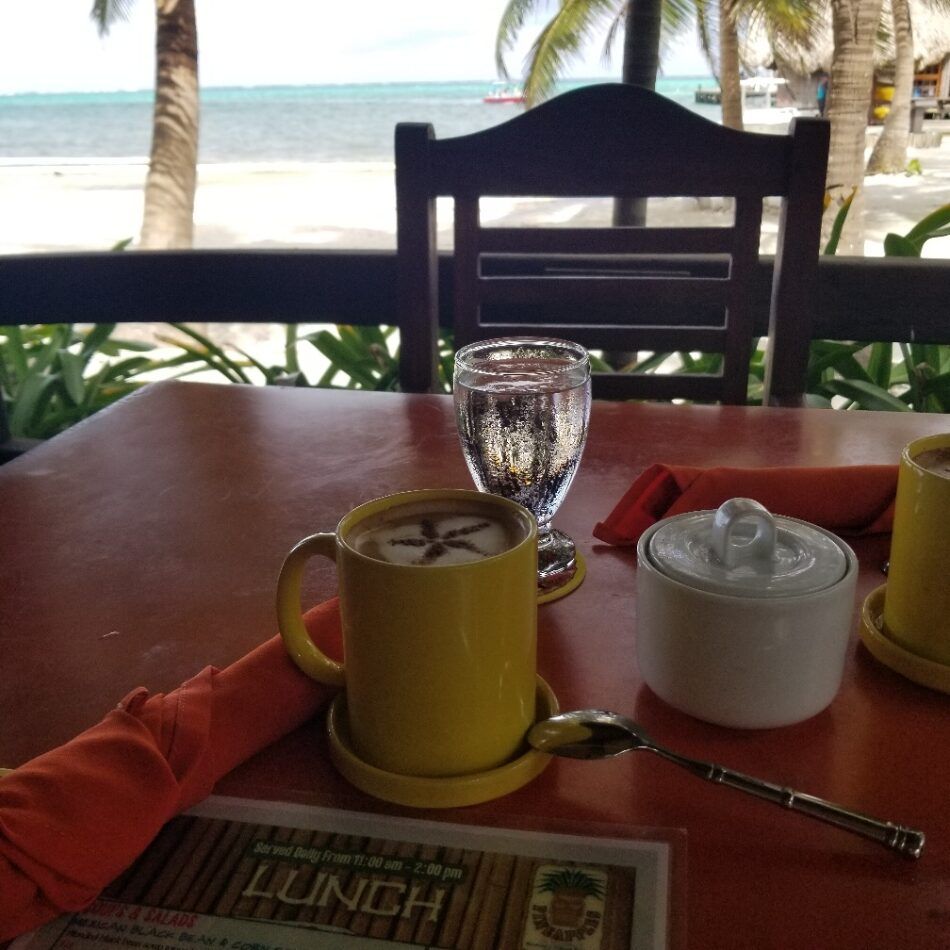 A table with a menu that says lunch on it