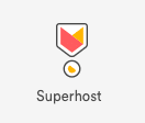 It is a logo for a company called superhost.