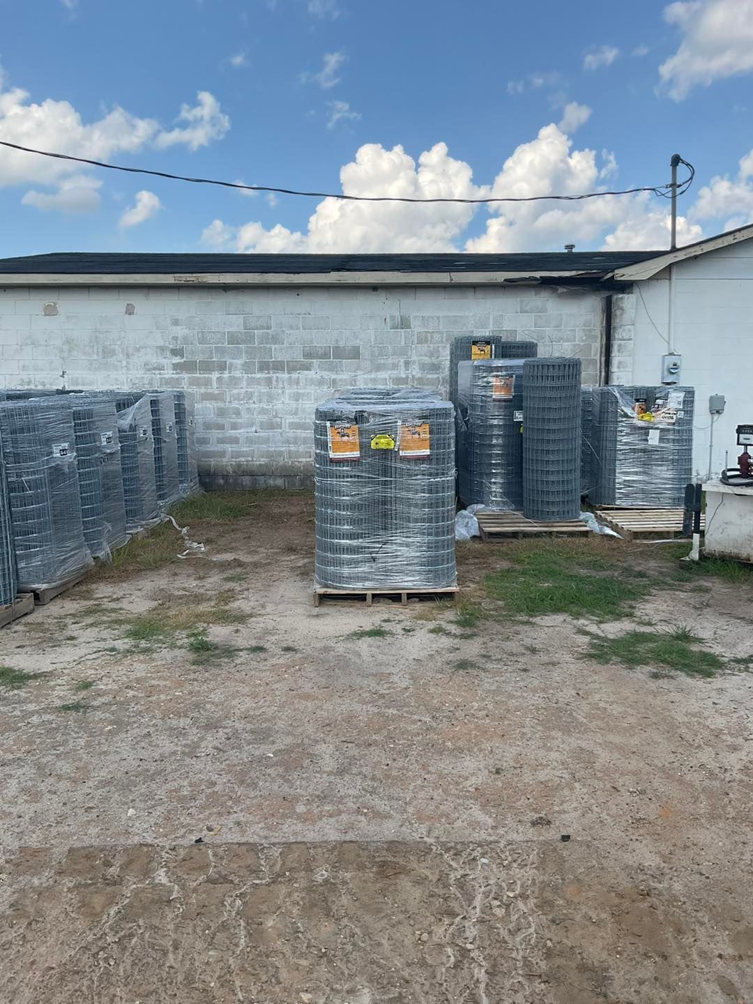 A Bunch Of Pallets Of Wire Fence | Monetta, SC | Monetta Farm Supply