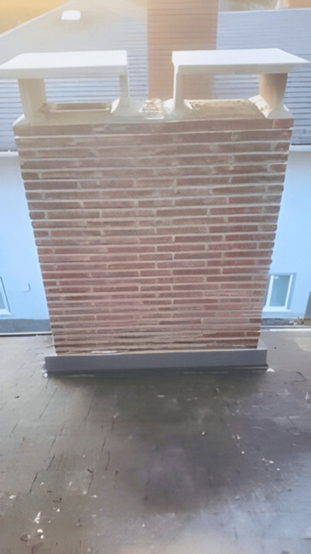 Finished chimney repair job.