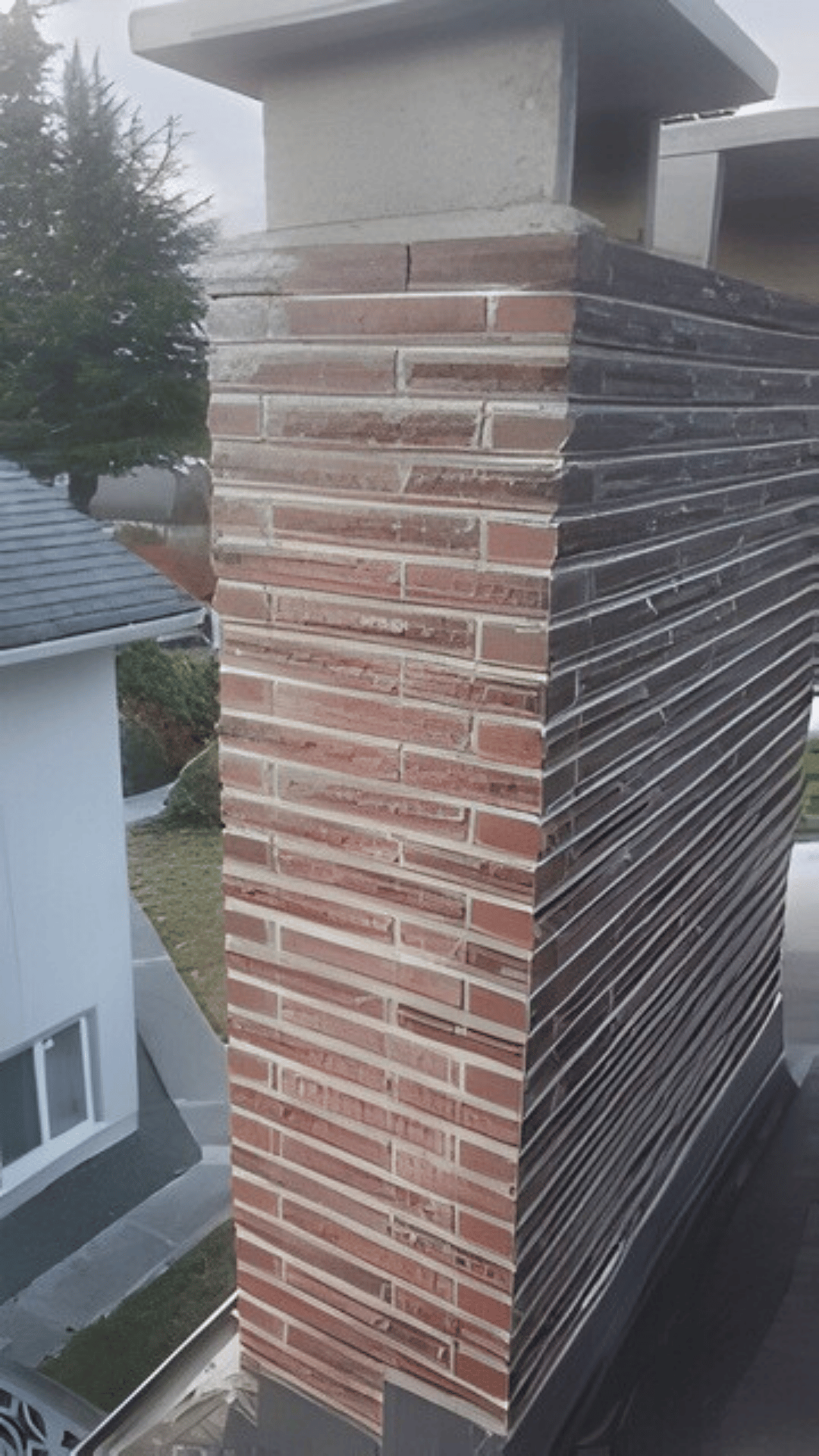 Finished chimney repair job.