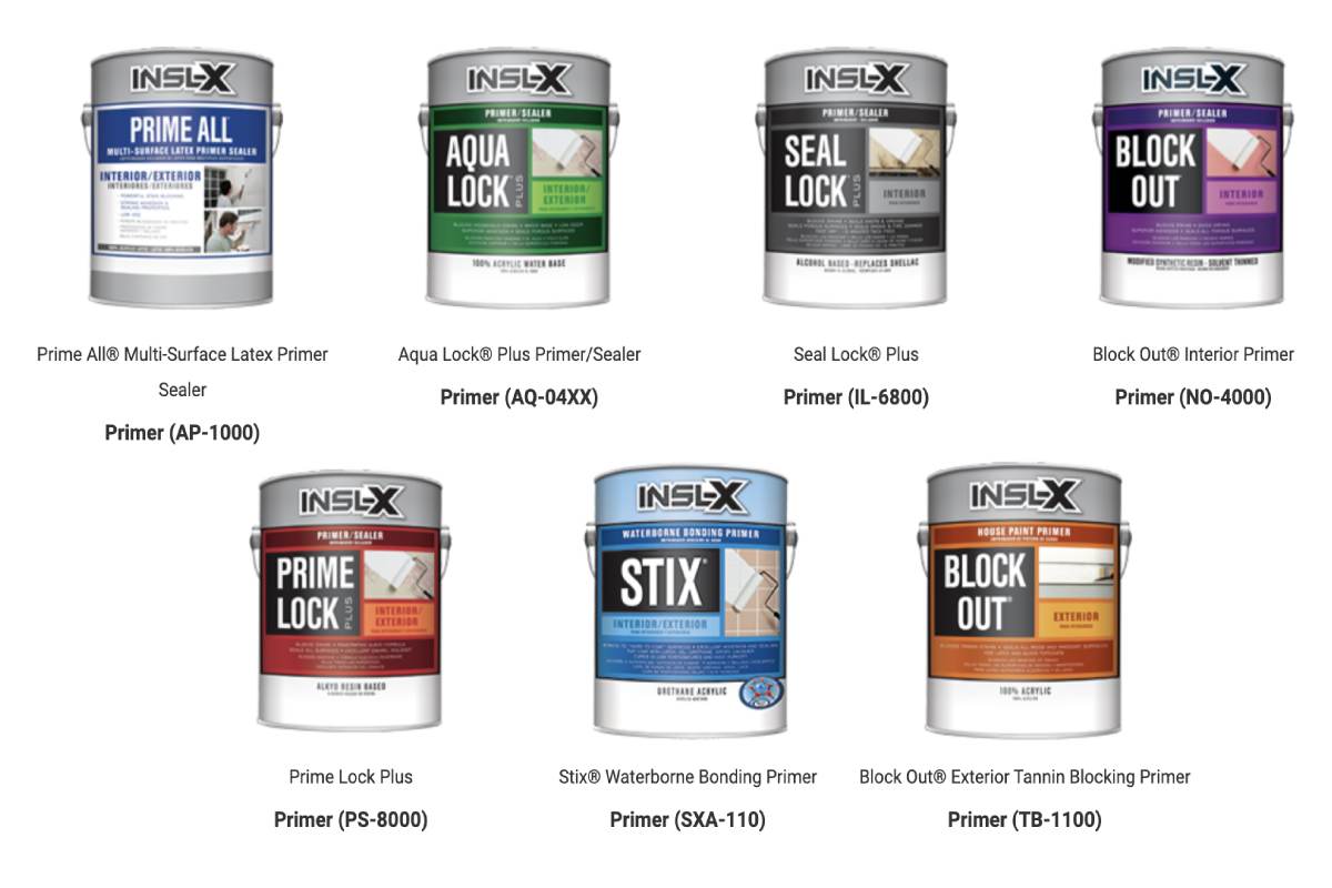 Benjamin Moore INSL-X® Primers, wall primer, primer for drywall, paint primer near Bourbonnais, Illinois (IL)