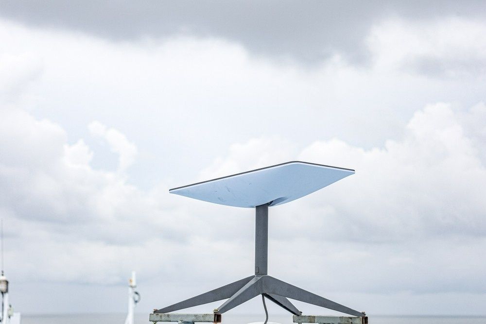 A Starlink Satellite Dish on Stand — McGrath Electrical & Data in Yamba, NSW