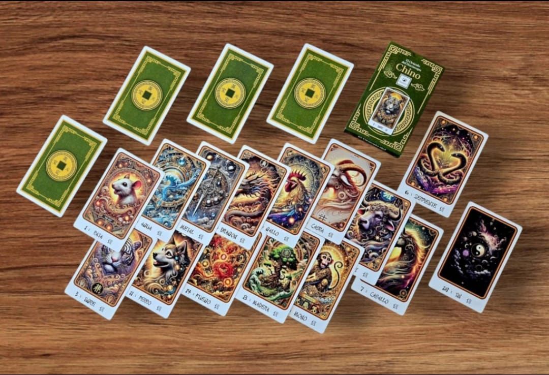 Hand holding silver coin next to a deck of 