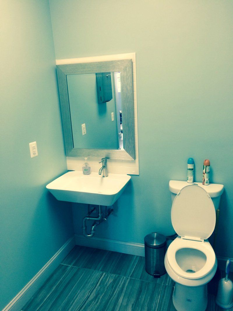 Animal Hospital Bathroom — Walnut Creek, CA — TGI Builders