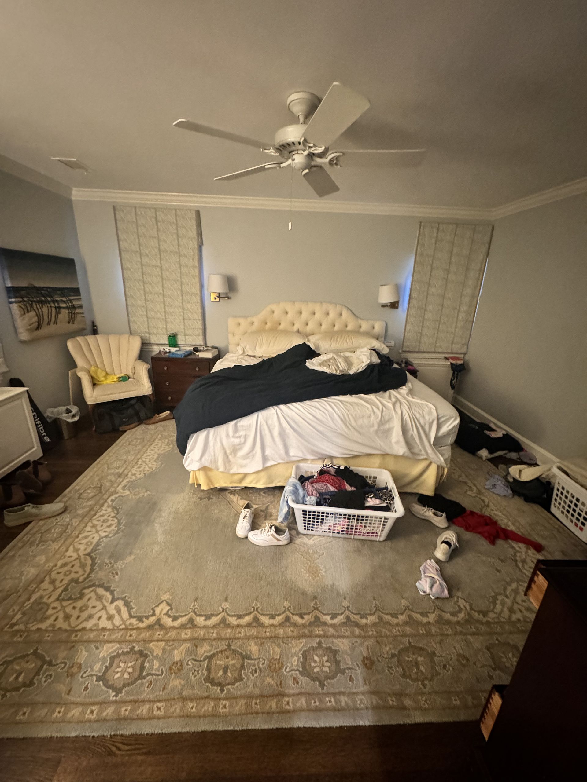 Bedroom #4 Before — Derwood, MD — Bright Cleaning Industries